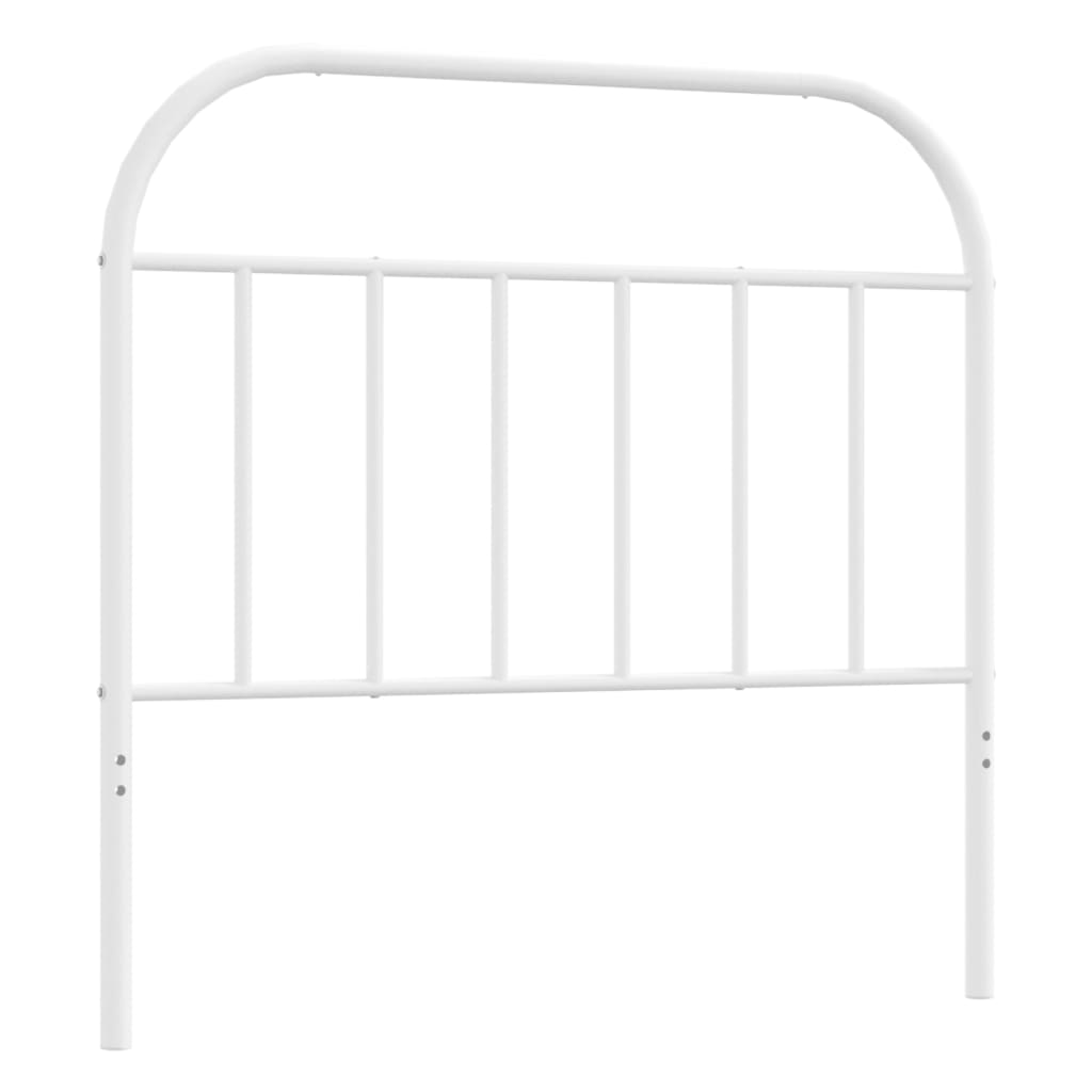 Kopfteil Metall Weiß 100 cm - Pazzar.ch