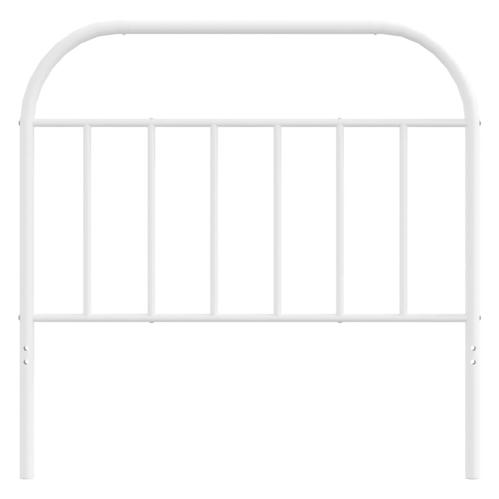 Kopfteil Metall Weiß 100 cm - Pazzar.ch