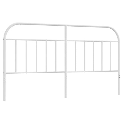 Kopfteil Metall Weiß 180 cm - Pazzar.ch