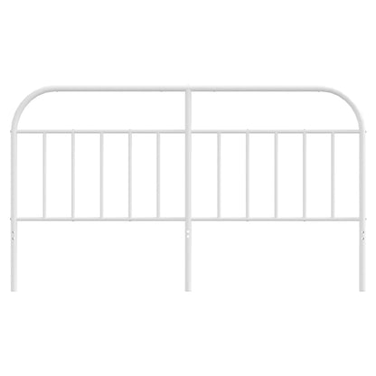 Kopfteil Metall Weiß 180 cm - Pazzar.ch