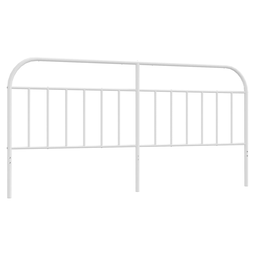 Kopfteil Metall Weiß 193 cm - Pazzar.ch