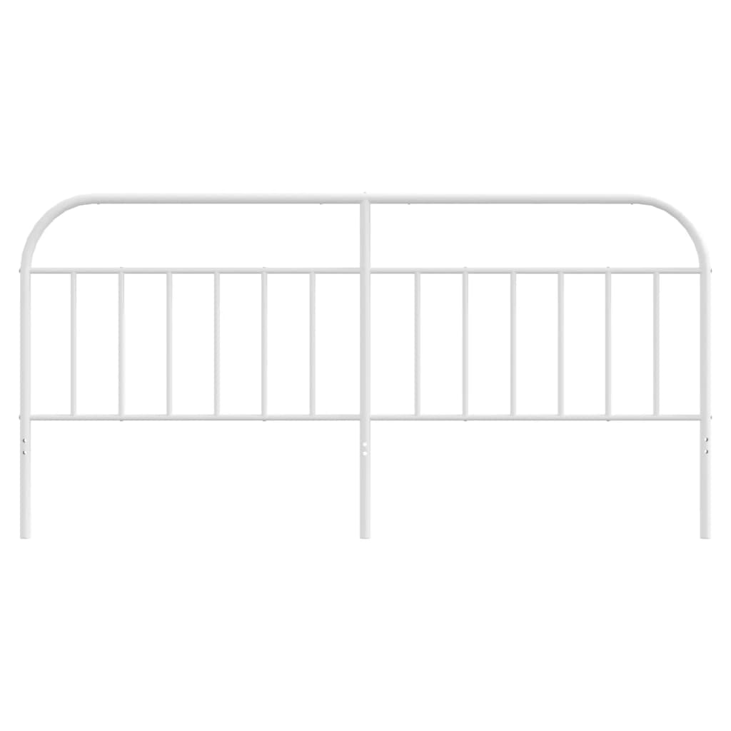 Kopfteil Metall Weiß 200 cm