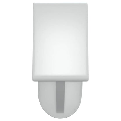 Gardinenstangen 2 Stk. Weiß und Silbern 90-130 cm Aluminium - Pazzar.ch
