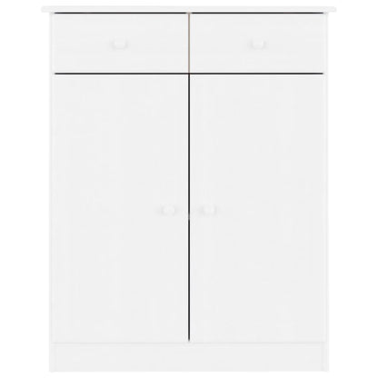 Schuhschrank ALTA Weiß 77x35x96 cm Massivholz Kiefer - Pazzar.ch