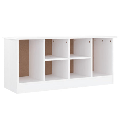 Schuhbank ALTA Weiß 100x35x45 cm Massivholz Kiefer - Pazzar.ch