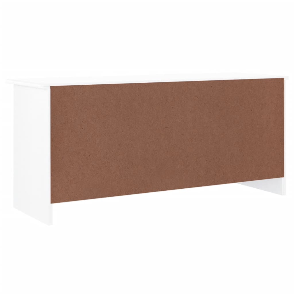 Schuhbank ALTA Weiß 100x35x45 cm Massivholz Kiefer - Pazzar.ch