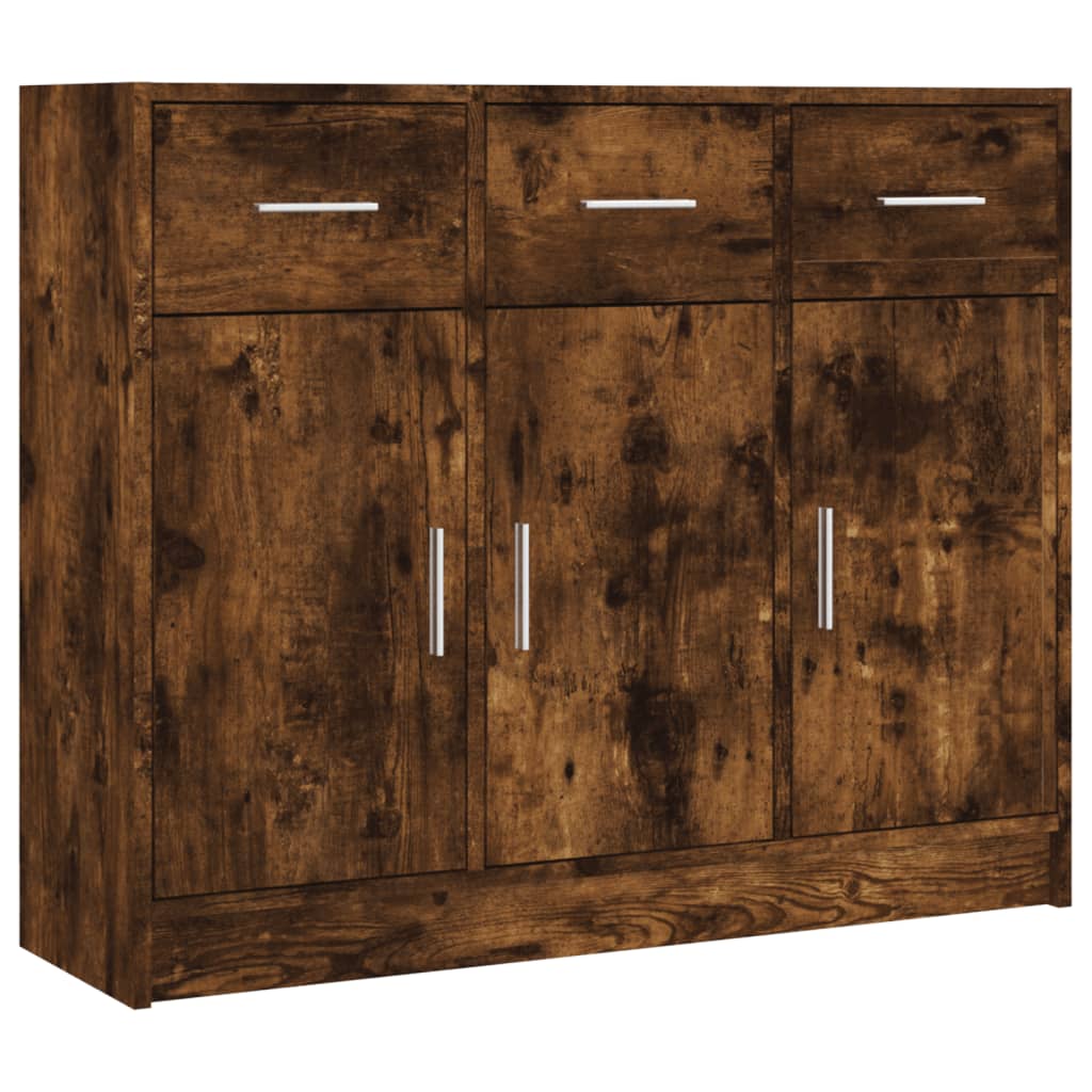 Sideboard Räuchereiche 91x28x75 cm Holzwerkstoff - Pazzar.ch