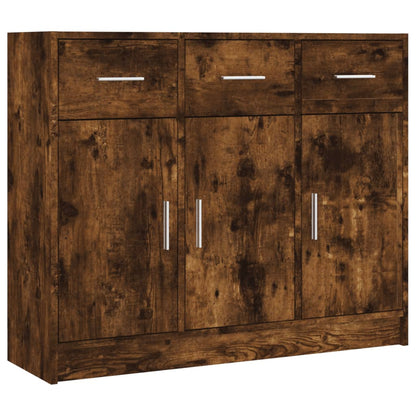 Sideboard Räuchereiche 91x28x75 cm Holzwerkstoff - Pazzar.ch