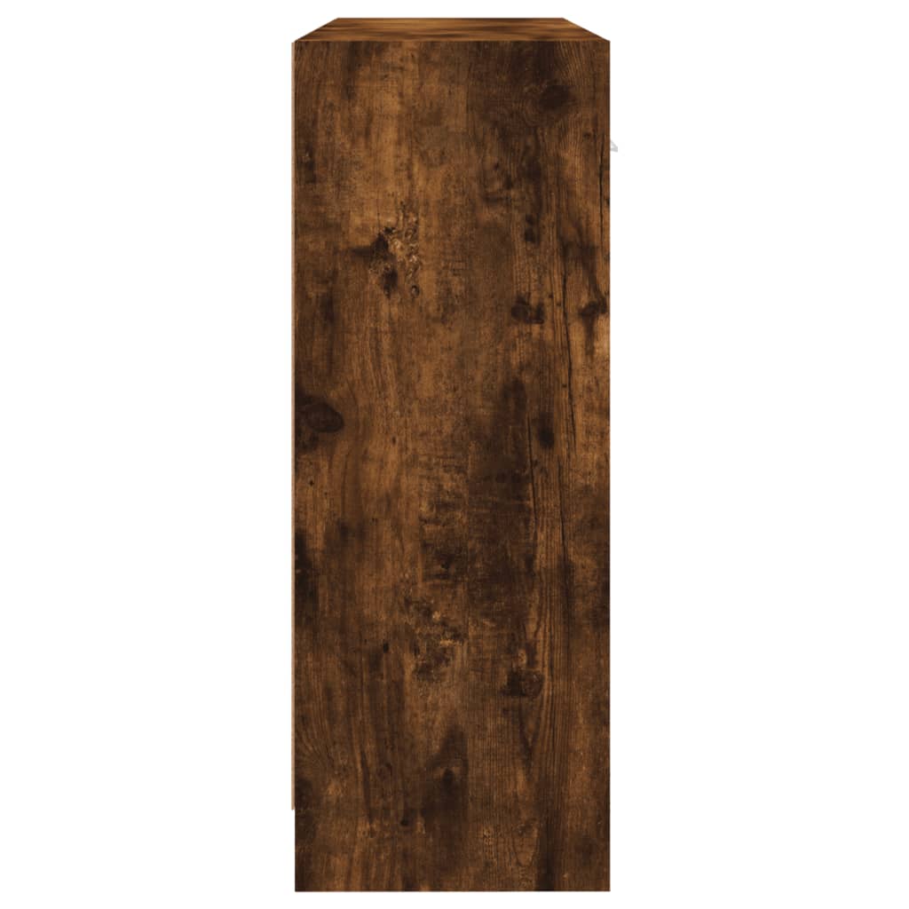 Sideboard Räuchereiche 91x28x75 cm Holzwerkstoff - Pazzar.ch