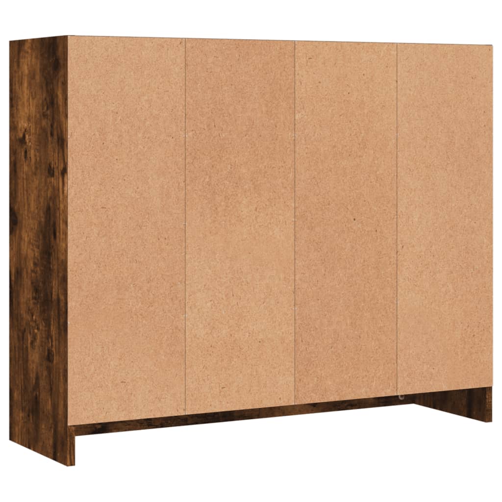 Sideboard Räuchereiche 91x28x75 cm Holzwerkstoff - Pazzar.ch