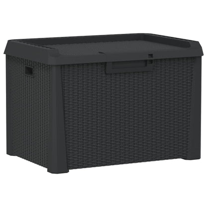 Gartentruhe Anthrazit 125 L PP - Pazzar.ch