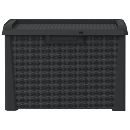 Gartentruhe Anthrazit 125 L PP - Pazzar.ch