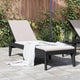 Sonnenliege Anthrazit 186x60x29 cm PP