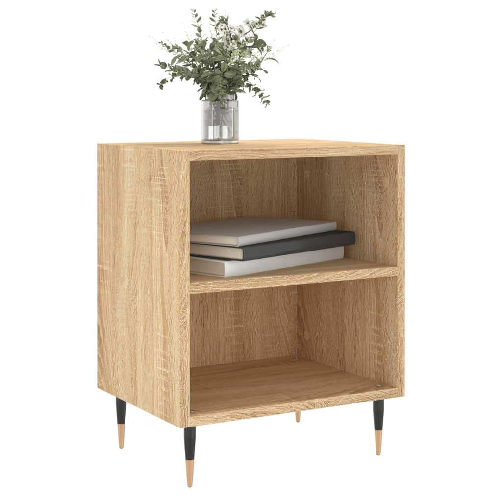 Nachttische 2 Stk. Sonoma-Eiche 40x30x50 cm Holzwerkstoff - Pazzar.ch