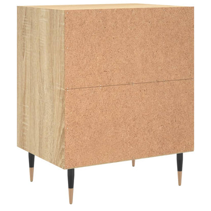 Nachttische 2 Stk. Sonoma-Eiche 40x30x50 cm Holzwerkstoff - Pazzar.ch