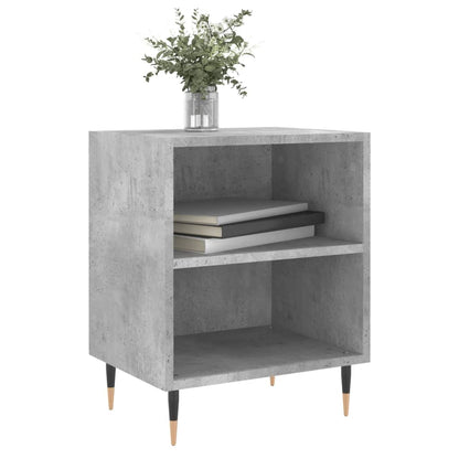 Nachttische 2 Stk. Betongrau 40x30x50 cm Holzwerkstoff - Pazzar.ch