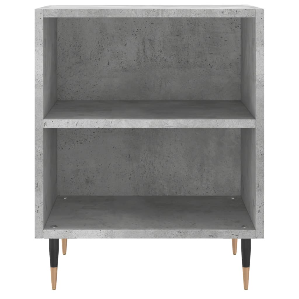 Nachttische 2 Stk. Betongrau 40x30x50 cm Holzwerkstoff - Pazzar.ch