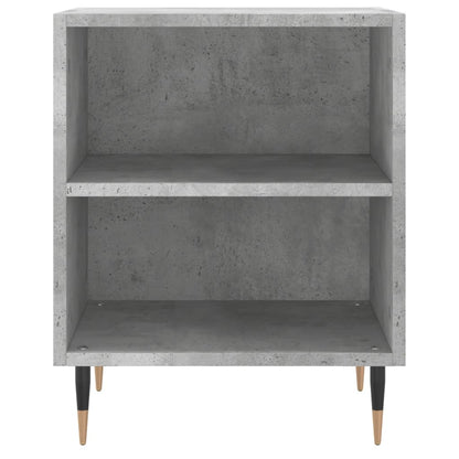 Nachttische 2 Stk. Betongrau 40x30x50 cm Holzwerkstoff - Pazzar.ch