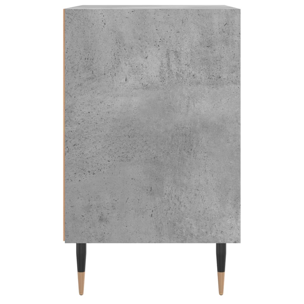 Nachttische 2 Stk. Betongrau 40x30x50 cm Holzwerkstoff - Pazzar.ch