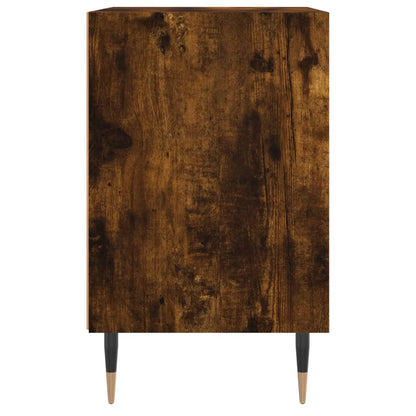 Nachttische 2 Stk. Räuchereiche 40x30x50 cm Holzwerkstoff - Pazzar.ch