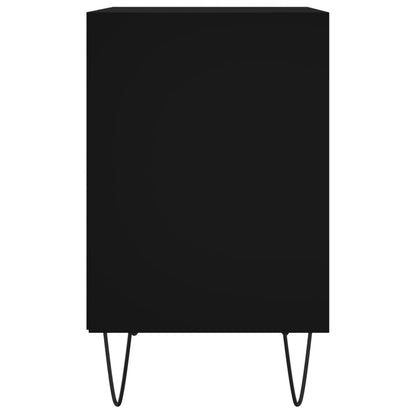 Nachttische 2 Stk. Schwarz 40x30x50 cm Holzwerkstoff - Pazzar.ch