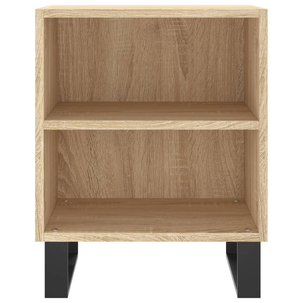 Nachttische 2 Stk. Sonoma-Eiche 40x30x50 cm Holzwerkstoff - Pazzar.ch