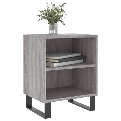 Nachttische 2 Stk. Grau Sonoma 40x30x50 cm Holzwerkstoff - Pazzar.ch