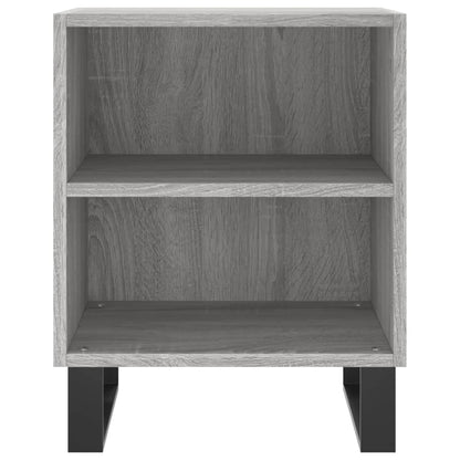 Nachttische 2 Stk. Grau Sonoma 40x30x50 cm Holzwerkstoff - Pazzar.ch