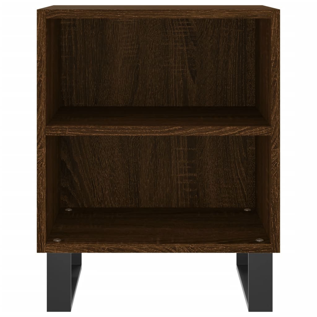 Nachttisch Braun Eichen-Optik 40x30x50 cm Holzwerkstoff - Pazzar.ch