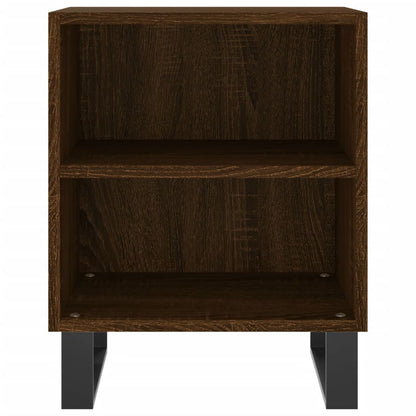 Nachttisch Braun Eichen-Optik 40x30x50 cm Holzwerkstoff - Pazzar.ch