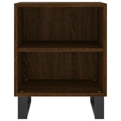 Nachttische 2 Stk. Braun Eichen-Optik 40x30x50 cm Holzwerkstoff - Pazzar.ch