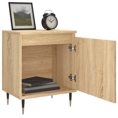 Nachttische 2 Stk. Sonoma-Eiche 40x30x50 cm Holzwerkstoff - Pazzar.ch