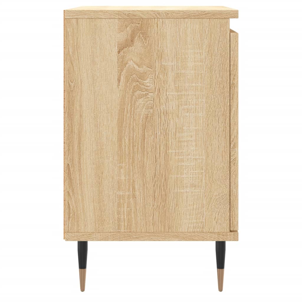 Nachttische 2 Stk. Sonoma-Eiche 40x30x50 cm Holzwerkstoff - Pazzar.ch