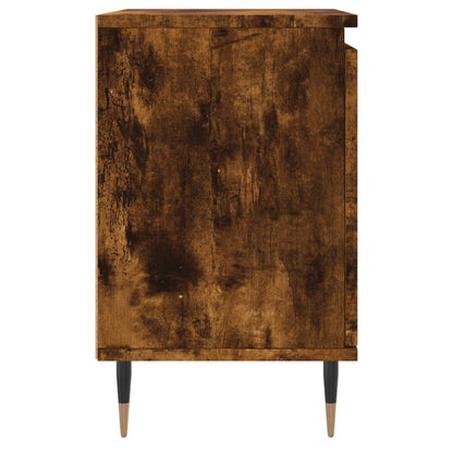 Nachttische 2 Stk. Räuchereiche 40x30x50 cm Holzwerkstoff - Pazzar.ch