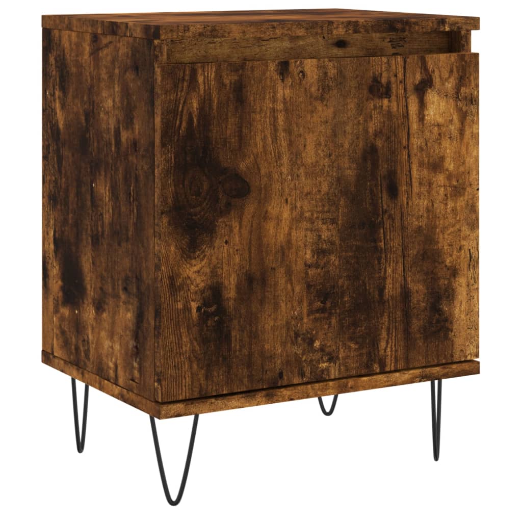 Nachttisch Räuchereiche 40x30x50 cm Holzwerkstoff - Pazzar.ch