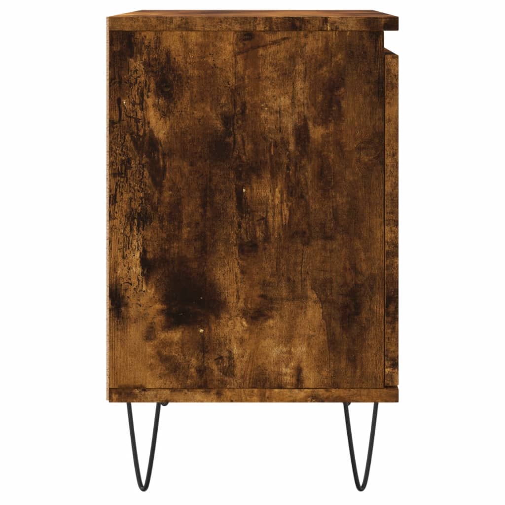 Nachttisch Räuchereiche 40x30x50 cm Holzwerkstoff - Pazzar.ch