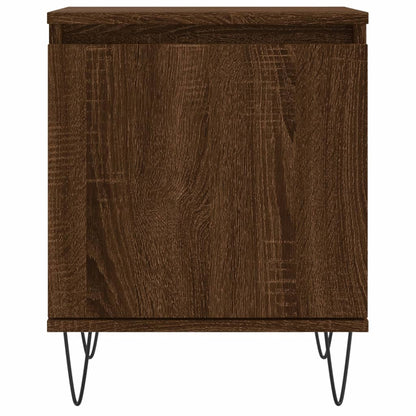Nachttisch Braun Eichen-Optik 40x30x50 cm Holzwerkstoff - Pazzar.ch