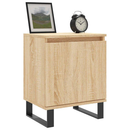 Nachttische 2 Stk. Sonoma-Eiche 40x30x50 cm Holzwerkstoff - Pazzar.ch