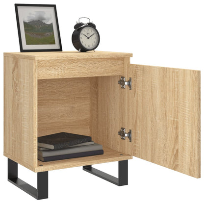 Nachttische 2 Stk. Sonoma-Eiche 40x30x50 cm Holzwerkstoff - Pazzar.ch