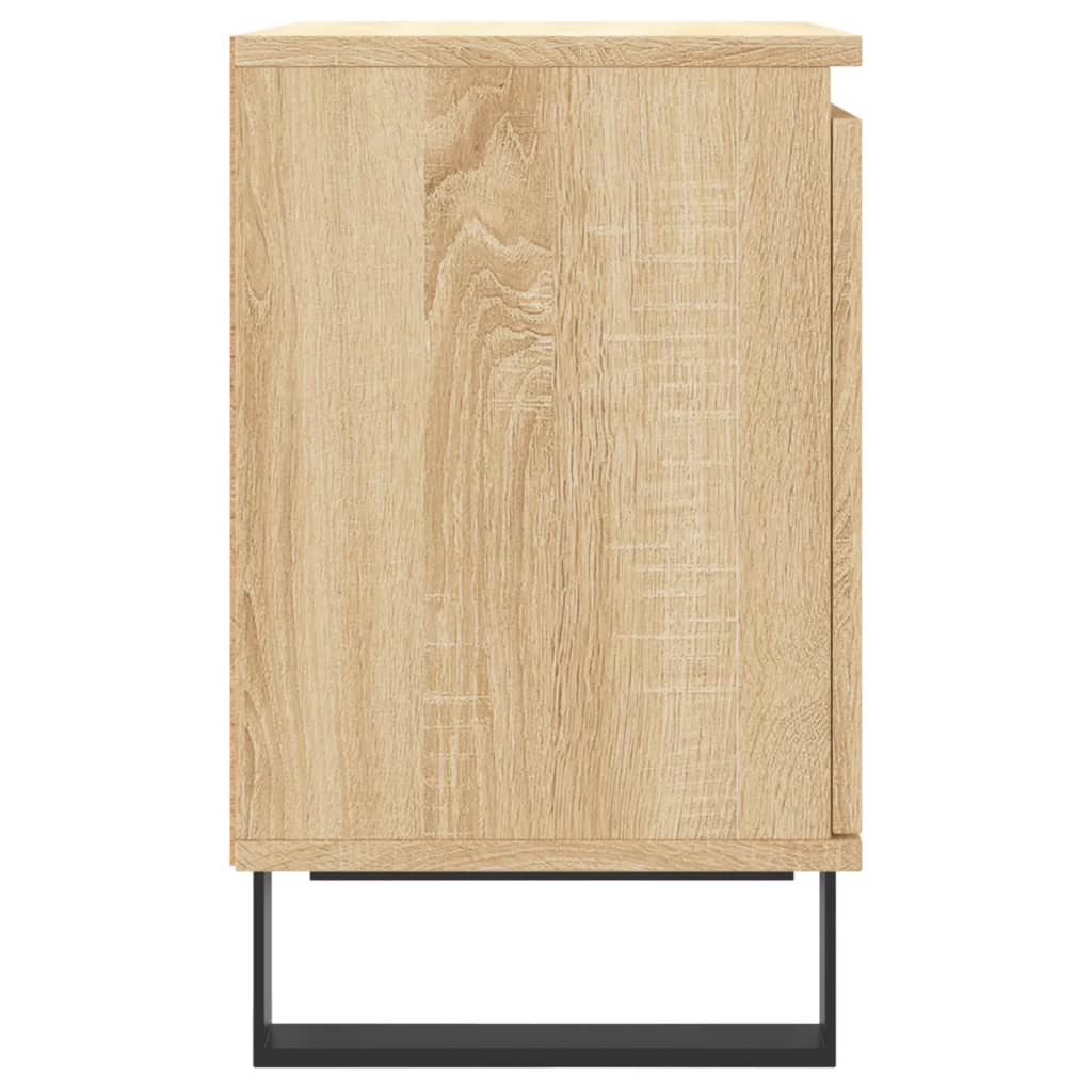 Nachttische 2 Stk. Sonoma-Eiche 40x30x50 cm Holzwerkstoff - Pazzar.ch