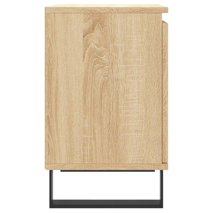 Nachttische 2 Stk. Sonoma-Eiche 40x30x50 cm Holzwerkstoff - Pazzar.ch