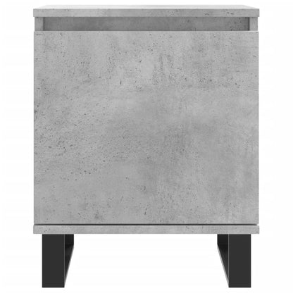 Nachttische 2 Stk. Betongrau 40x30x50 cm Holzwerkstoff - Pazzar.ch