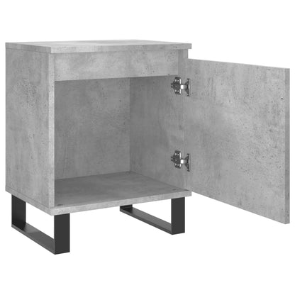 Nachttische 2 Stk. Betongrau 40x30x50 cm Holzwerkstoff - Pazzar.ch