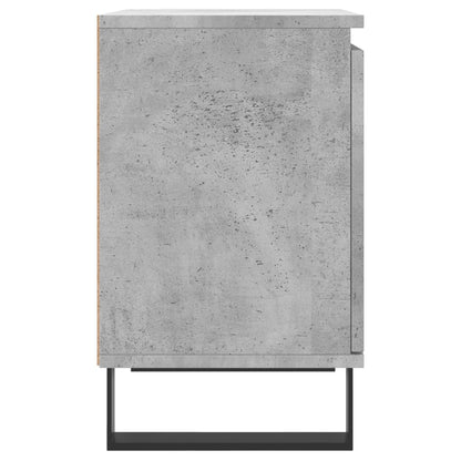 Nachttische 2 Stk. Betongrau 40x30x50 cm Holzwerkstoff - Pazzar.ch