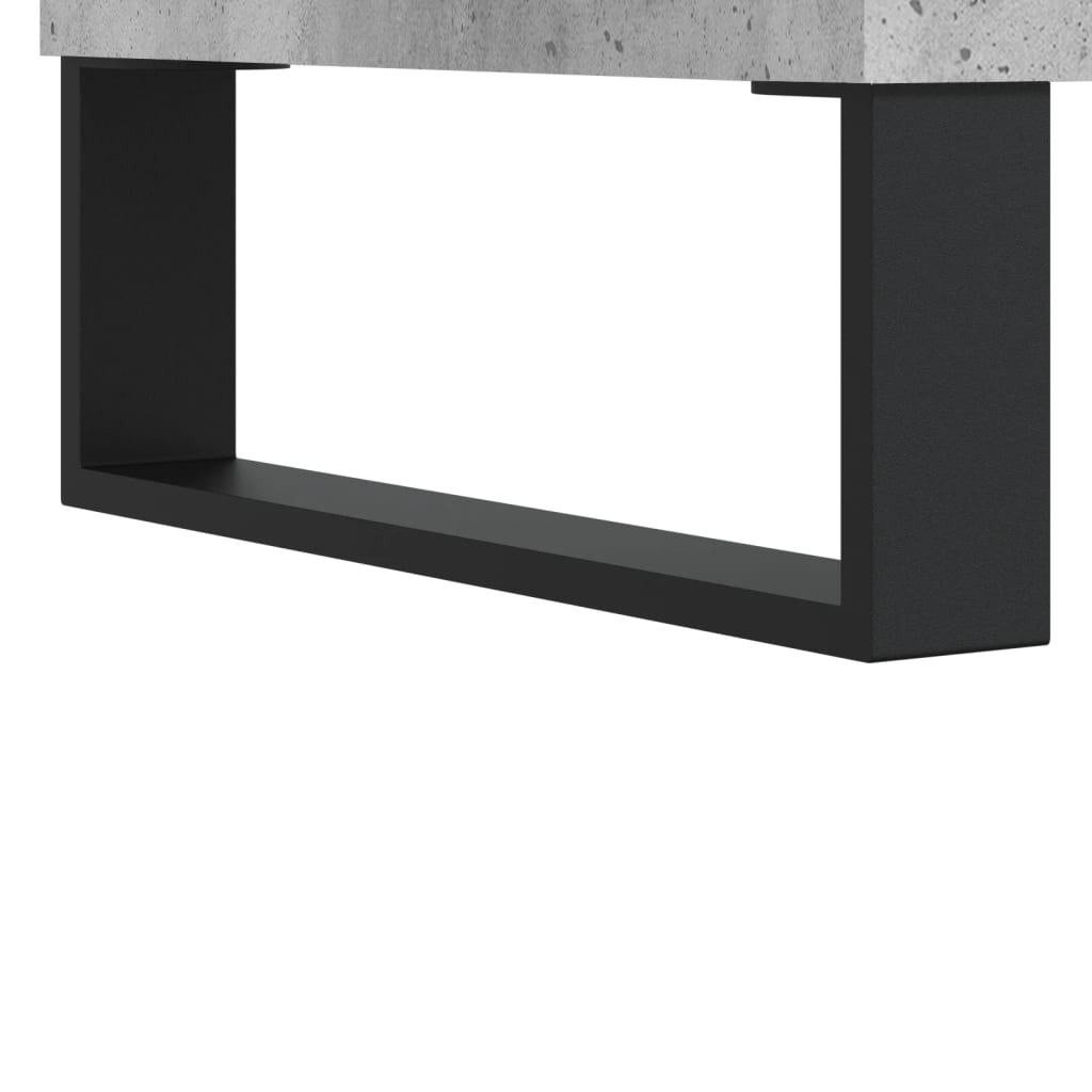 Nachttische 2 Stk. Betongrau 40x30x50 cm Holzwerkstoff - Pazzar.ch