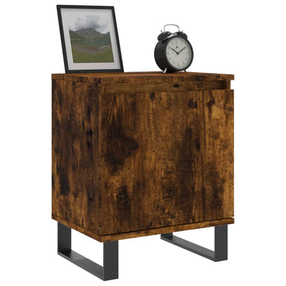 Nachttische 2 Stk. Räuchereiche 40x30x50 cm Holzwerkstoff - Pazzar.ch
