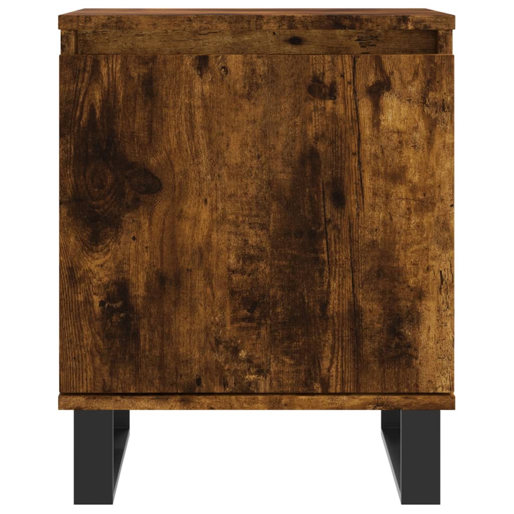 Nachttische 2 Stk. Räuchereiche 40x30x50 cm Holzwerkstoff - Pazzar.ch