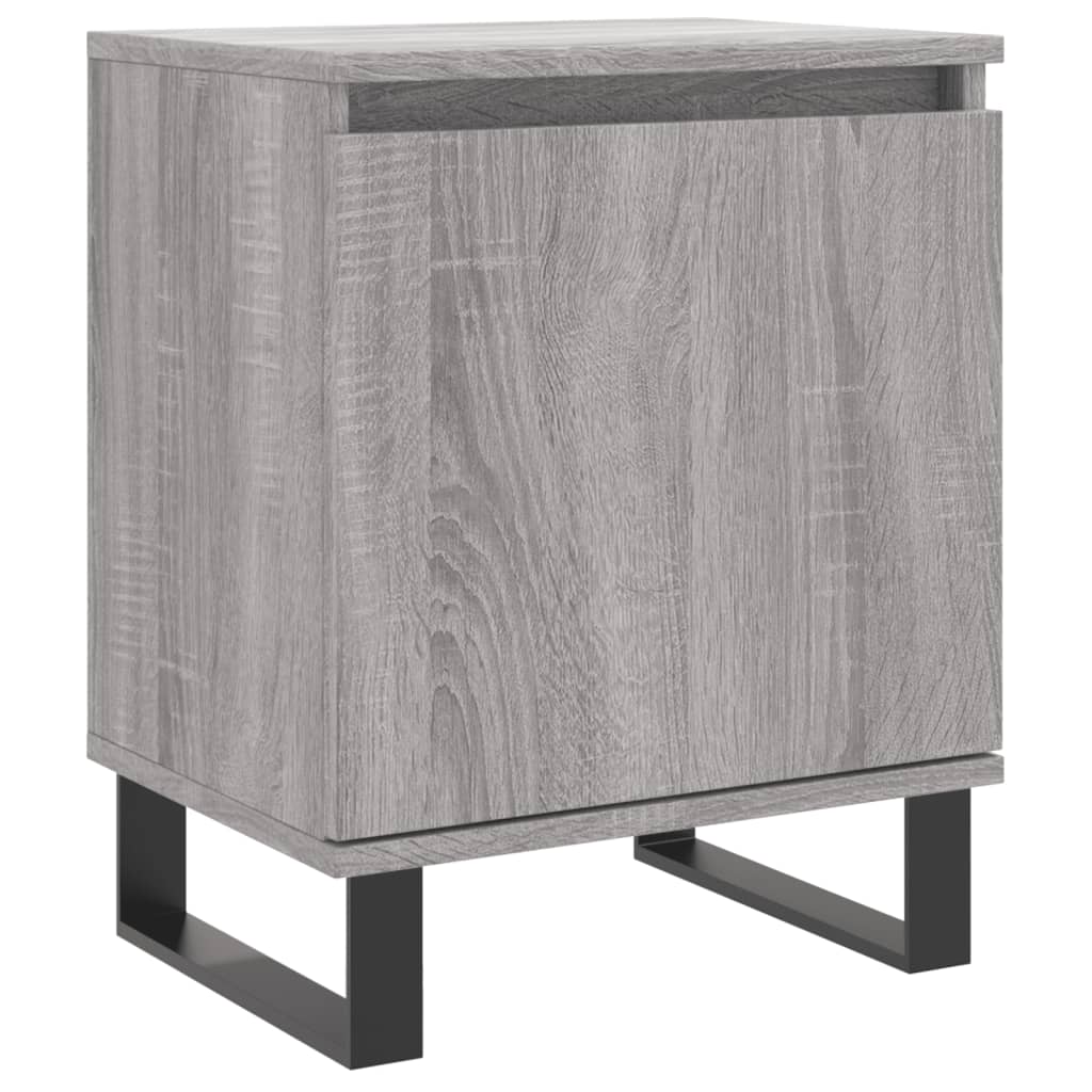 Nachttisch Grau Sonoma 40x30x50 cm Holzwerkstoff - Pazzar.ch