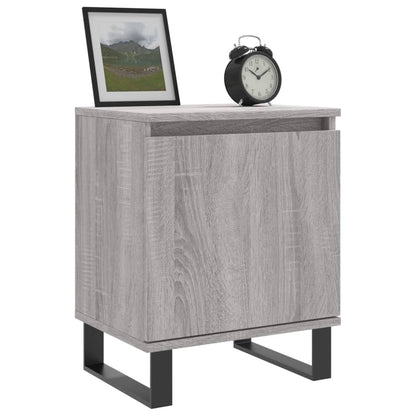 Nachttisch Grau Sonoma 40x30x50 cm Holzwerkstoff - Pazzar.ch