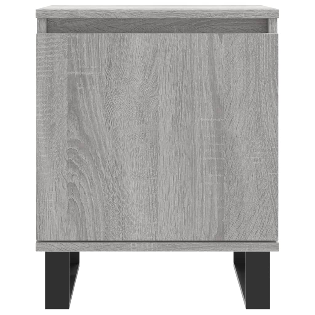 Nachttisch Grau Sonoma 40x30x50 cm Holzwerkstoff - Pazzar.ch